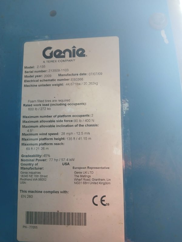 Genie Z135/70 - Image 18