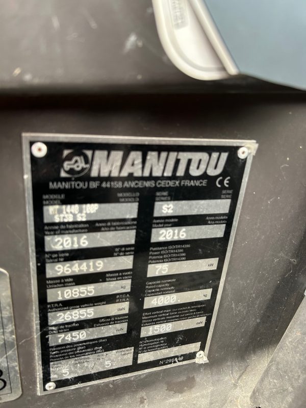 Manitou MT1440 - 100P S2 - Image 11