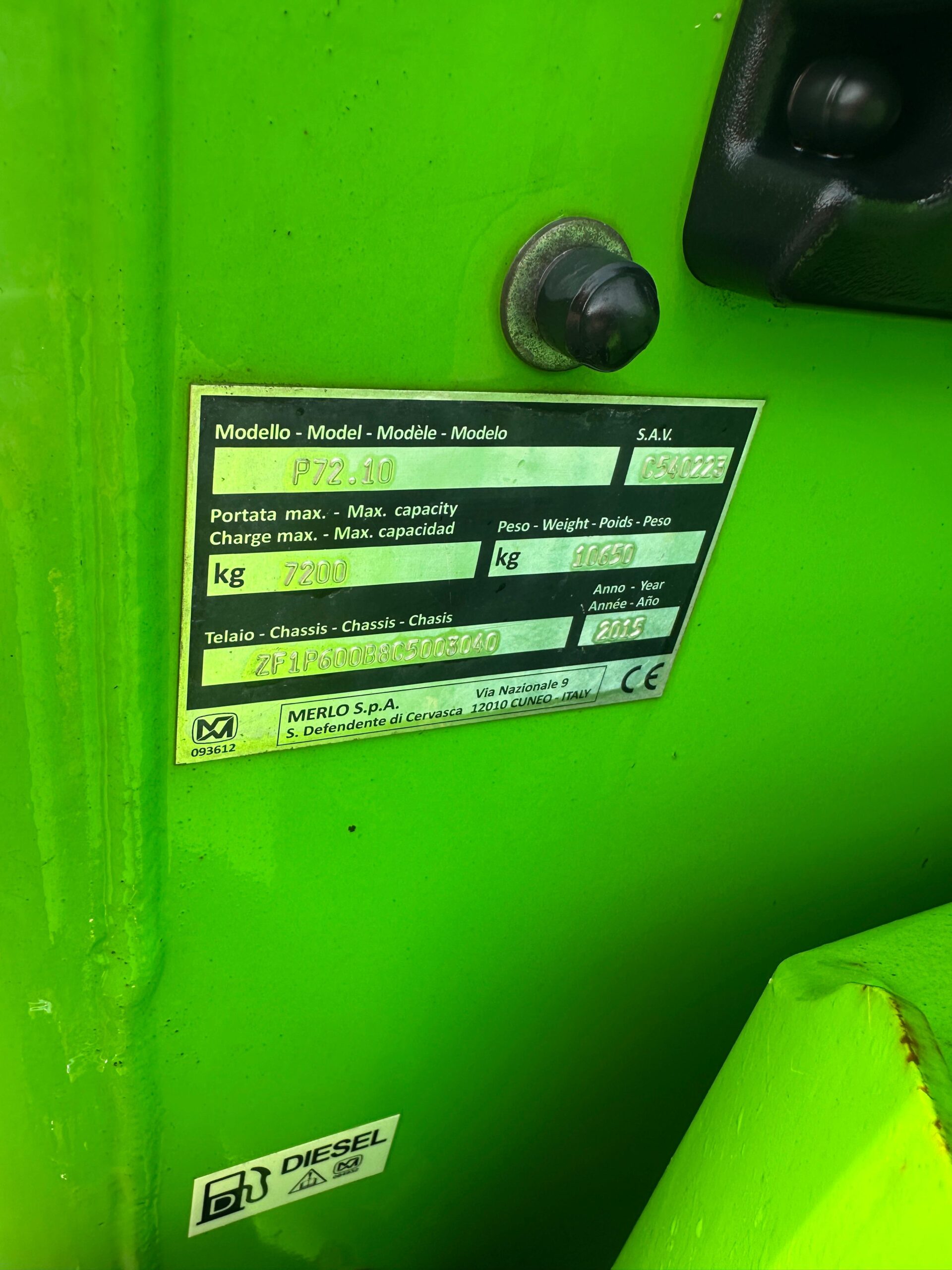 Merlo P72.10 Telehandler - Image 17